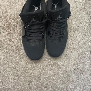 Jordan Men's Black and Gray Sneakers